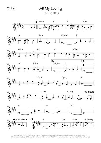 All My Loving (arr. Ygor Nunes)