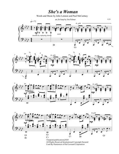 She's A Woman (arr. Jim Palmer)