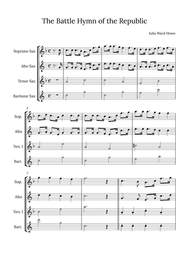 The Battle Hymn of the Republic (arr. Alex Nunes Rodrigues)