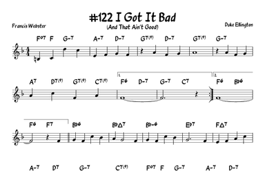 I Got It Bad And That Ain't Good (arr. John Fries)