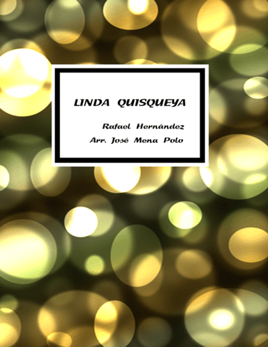 Linda Quisqueya (arr. Jose Mena Polo)