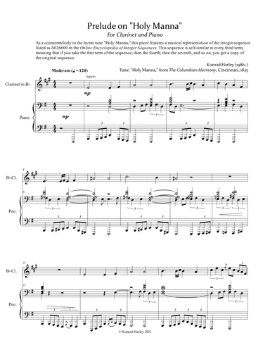 Prelude on "Holy Manna"
