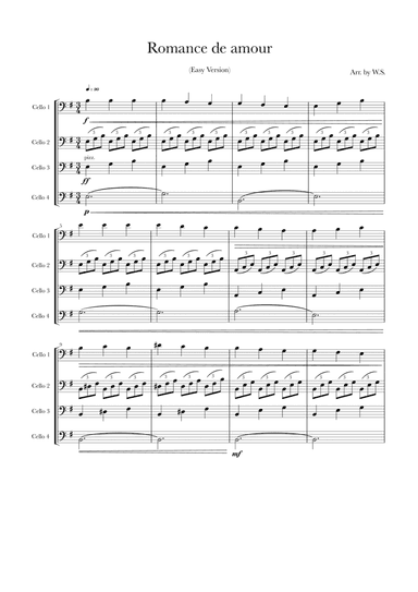 Romance D Amour (arr. W.S.)
