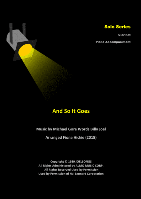 And So It Goes (arr. Fiona Hickie)