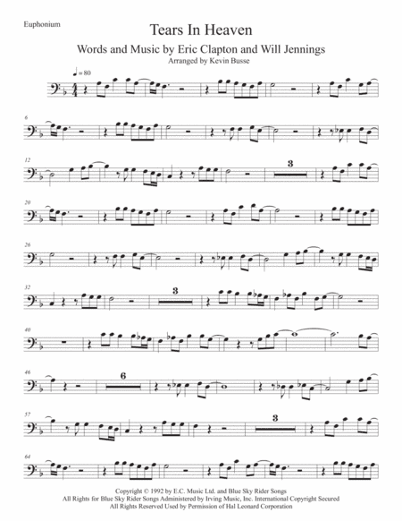 Tears In Heaven (arr. Kevin Busse)