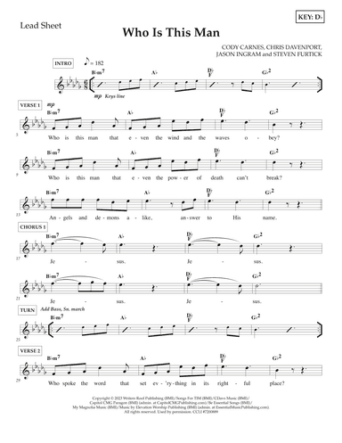 Who Is This Man (arr. Eliseu F. Guedes)