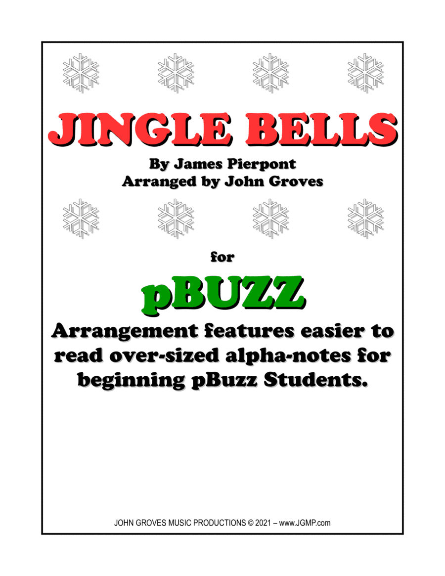 Jingle Bells for pBuzz (arr. John Groves)