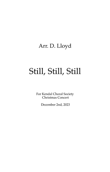 Still, Still, Still