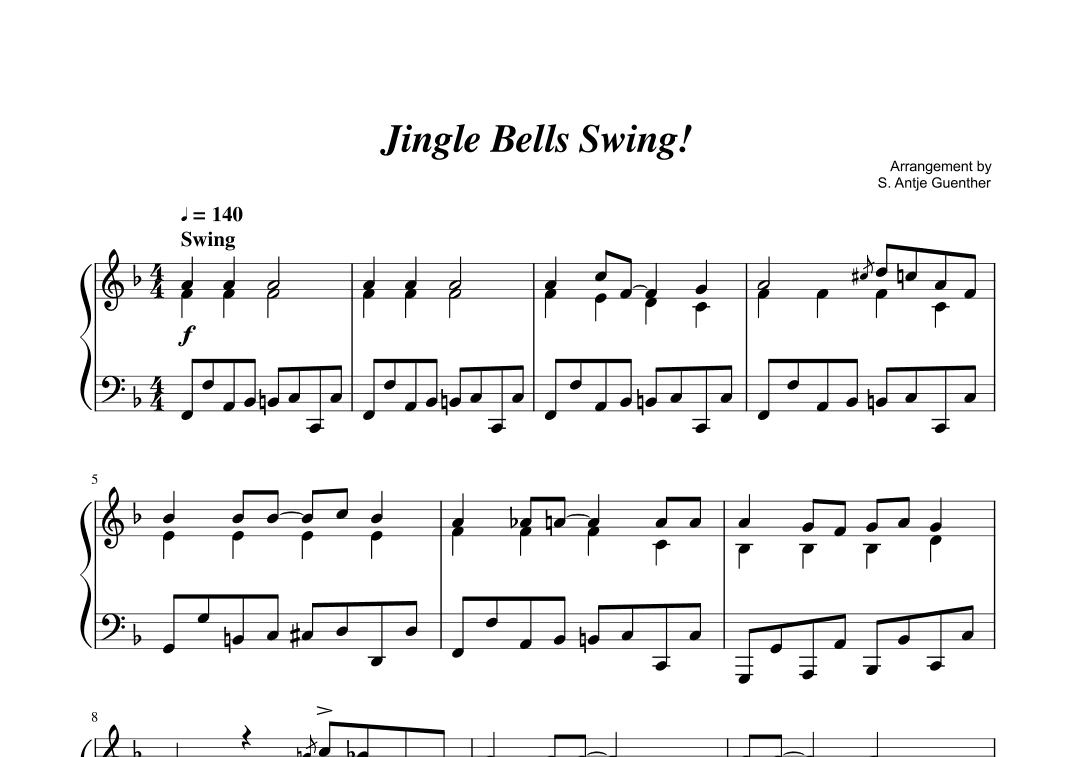 Jingle Bells (arr. Antje Günther)