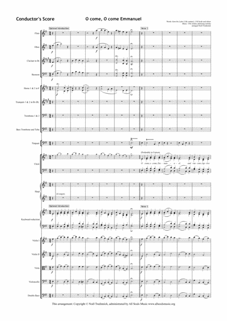 O Come, O Come Emmanuel – Full Orchestra and SATB Choir (arr. All Souls Music Publishing)