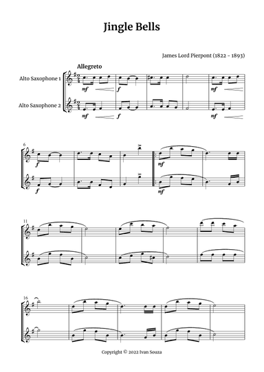 Jingle Bells (arr. Ivan Souza)