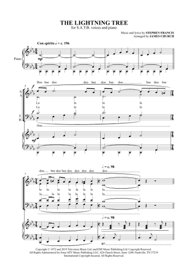 The Lightning Tree (arr. James Church)