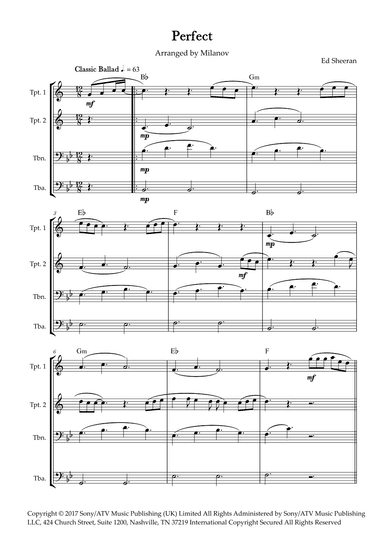 Perfect (arr. Milanov)