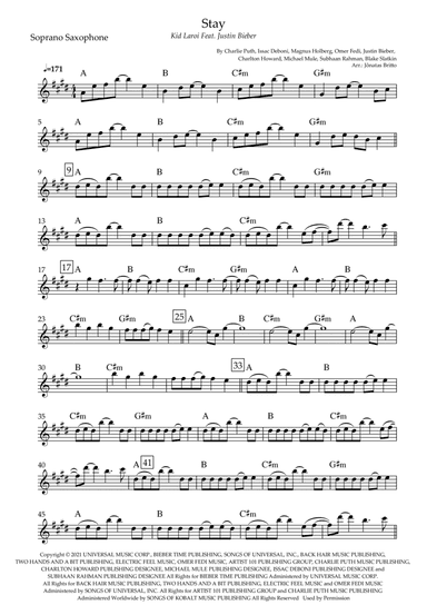 Stay (arr. Jônatas Britto)