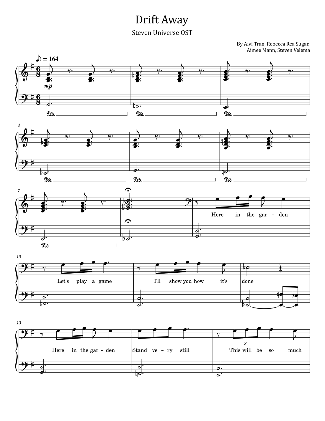 Drift Away (arr. poon)