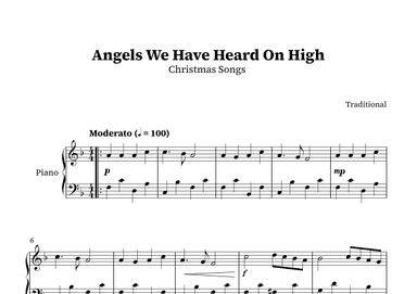 Angels We Have Heard On High (arr. Guima's Editions)