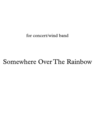 Over The Rainbow (arr. Chris Brammeld)