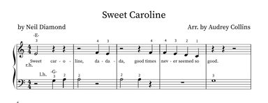 Sweet Caroline (arr. Audrey Collins)