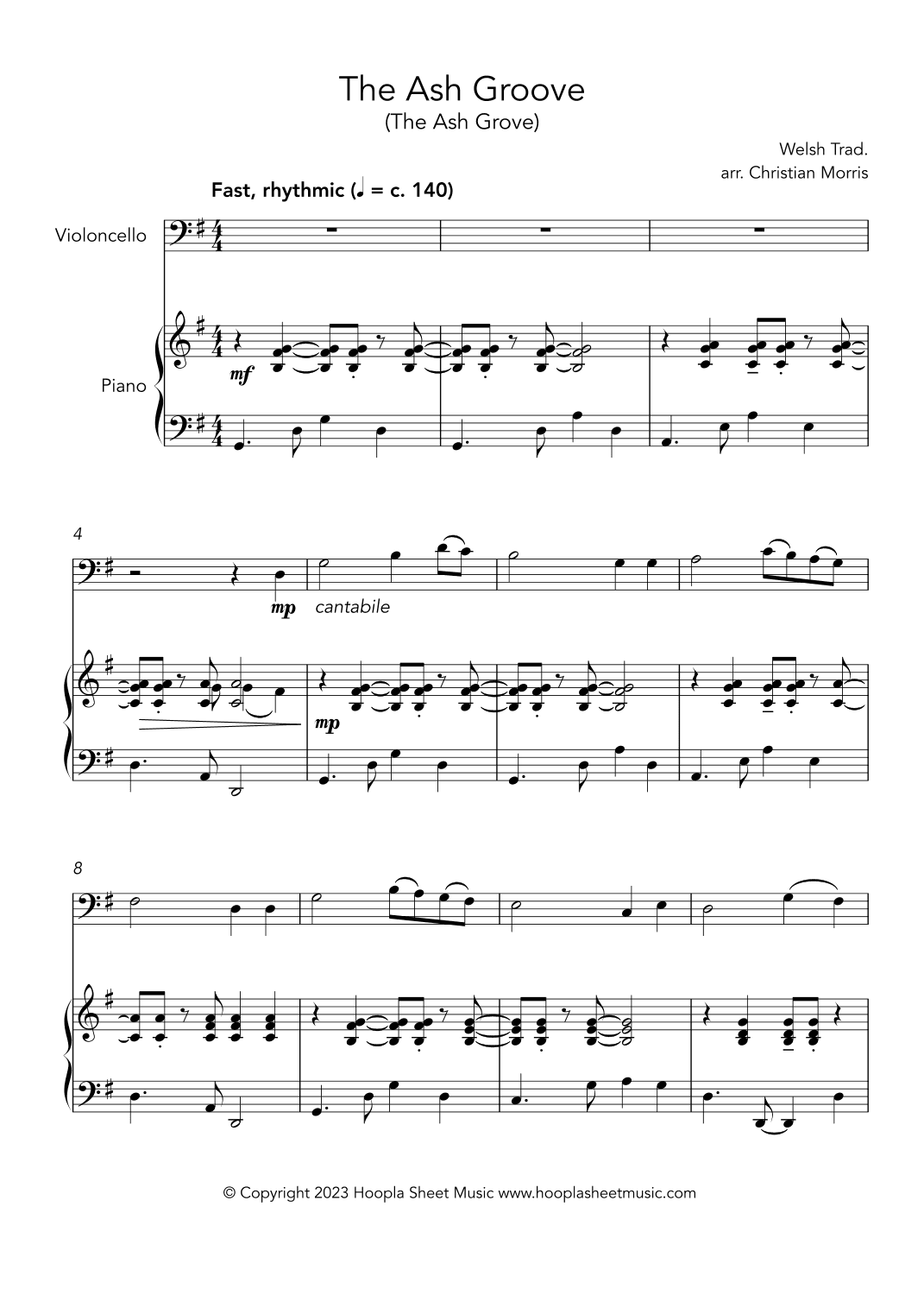 The Ash Groove (The Ash Grove) (arr. Christian Morris)