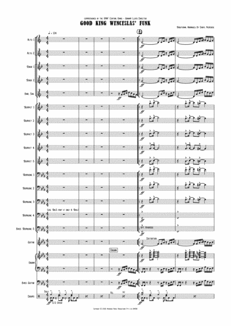 Good King Wenceslas Funk - Big Band Instrumental (arr. Daryl McKenzie)