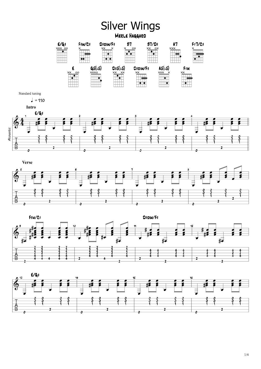 Silver Wings (arr. Z Executor)