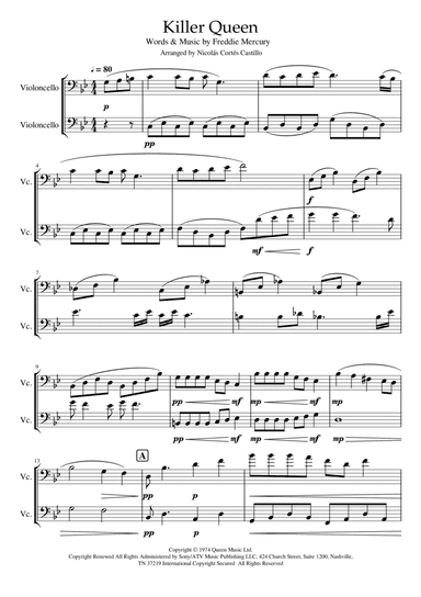 Killer Queen (arr. Nicolás Cortés Castillo)