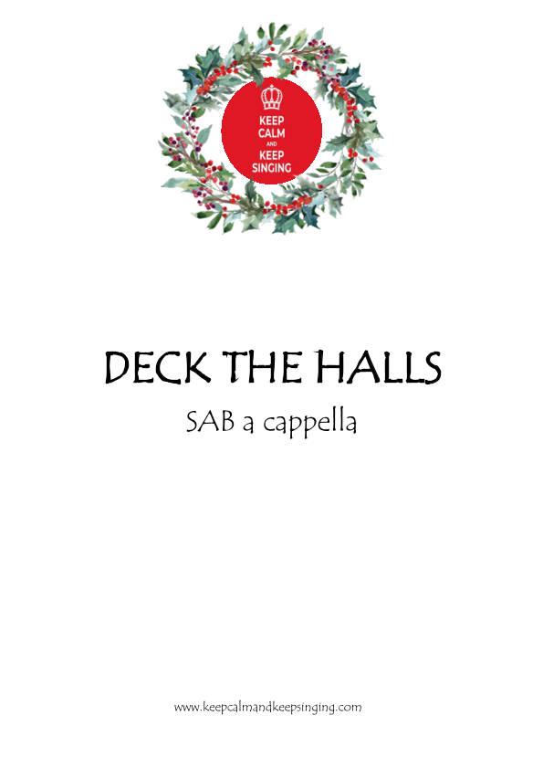 Deck the Halls SAB (arr. Debbie Warren)
