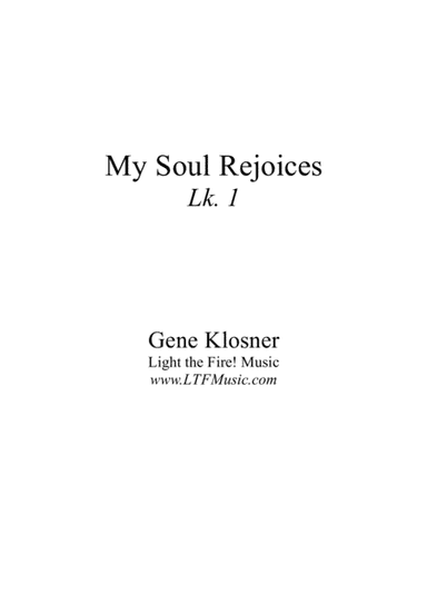 My Soul Rejoices (Lk. 1) [Octavo - Complete Package]