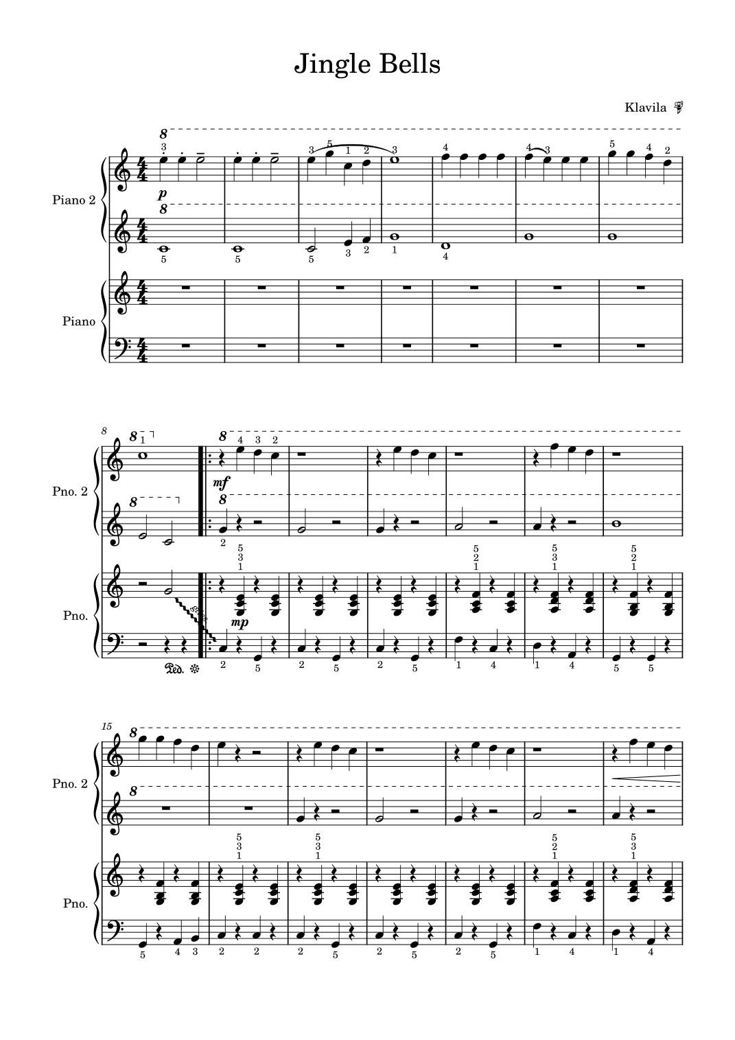 Jingle Bells (Zvoncici) (arr. Klavila)