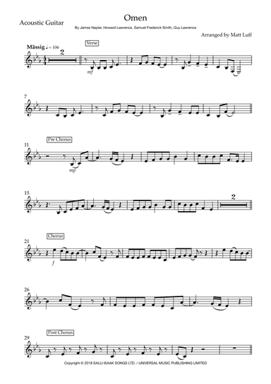 Omen (arr. Matt Luff)