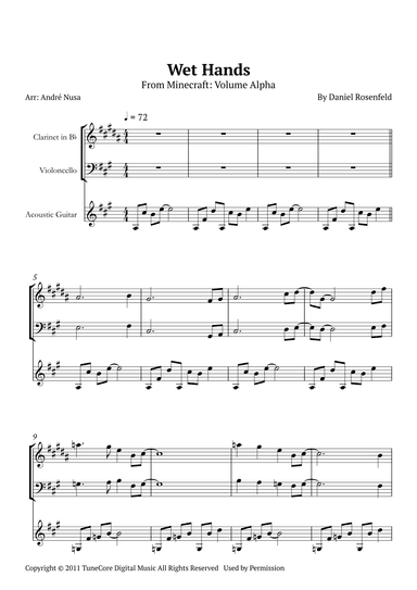 Wet Hands (arr. André Nusa)