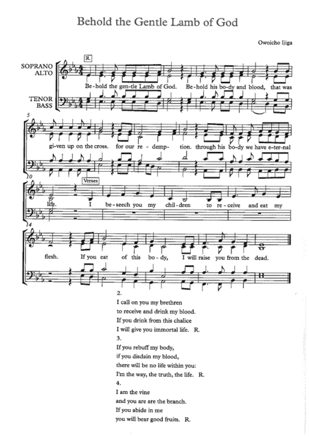 Behold the Gentle Lamb of God