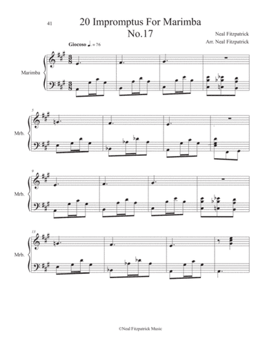 Impromptu No.17 For Marimba