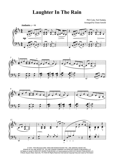 Laughter In The Rain (arr. Grant Arnold)