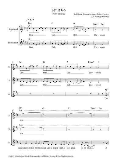 Let It Go (arr. Rodrigo Faleiros)
