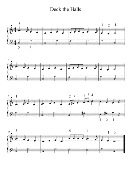 Deck the Halls (arr. F.Chiofalo)