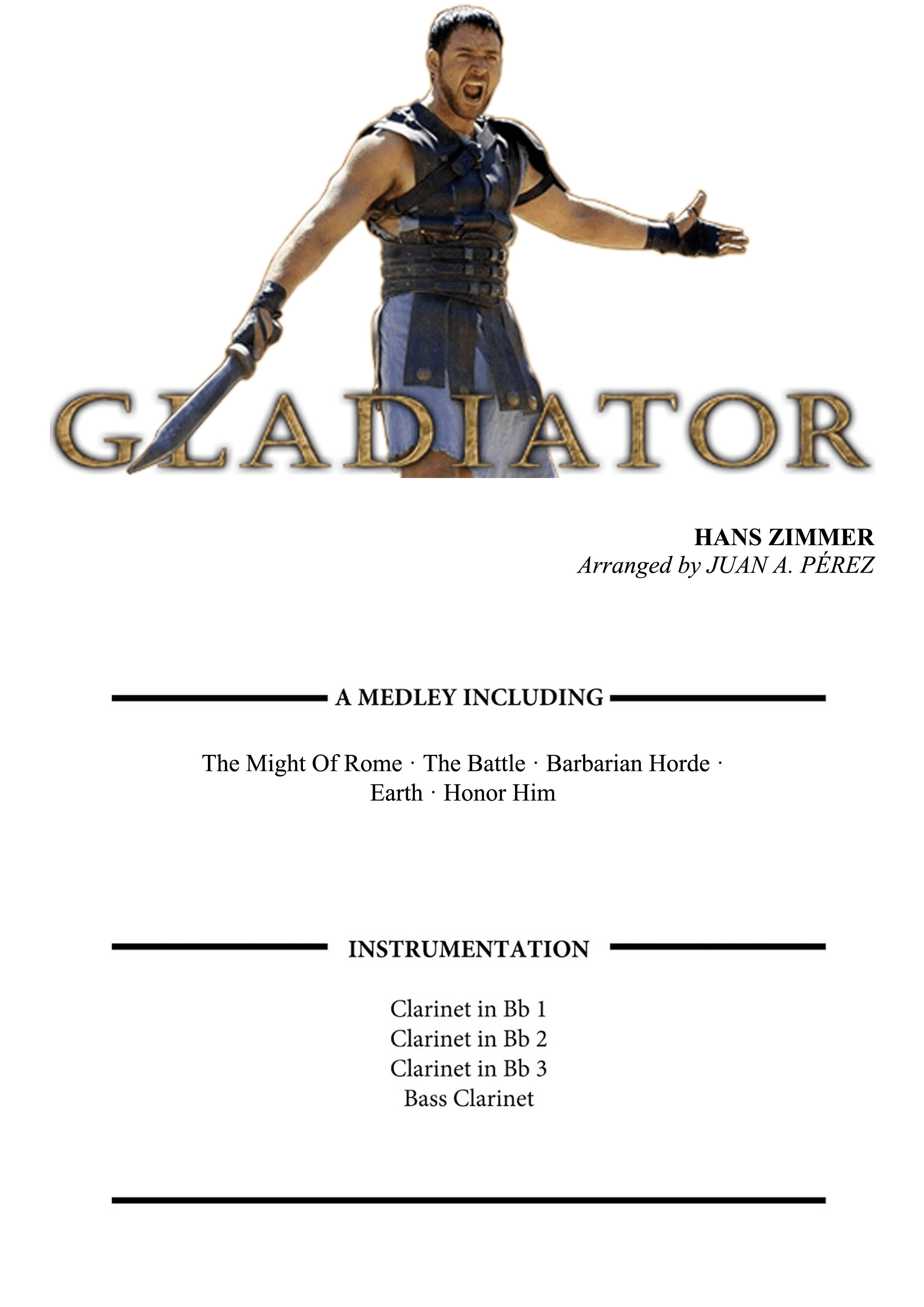 Gladiator (arr. Juan A. Perez)