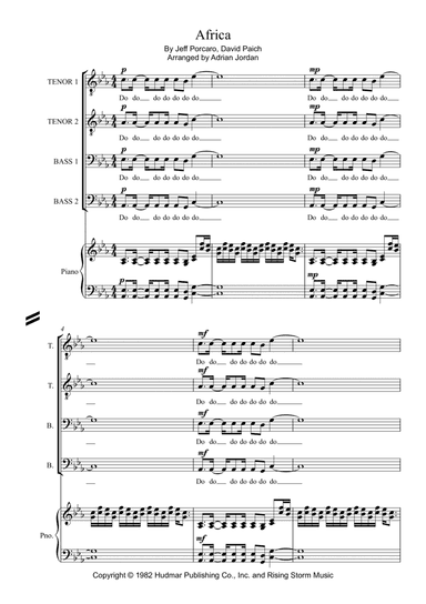 Africa (arr. Adrian Jordan)