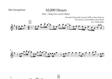 10,000 Hours (arr. Fabio Britto)