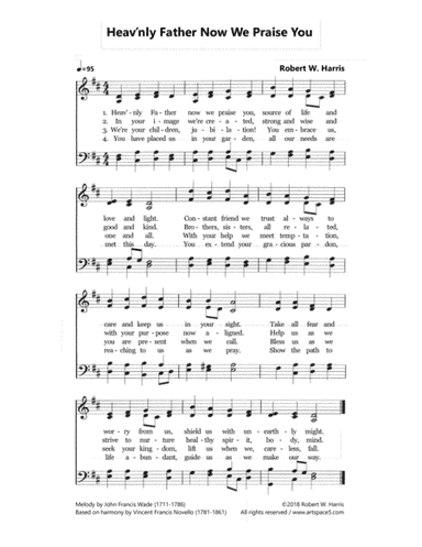 Heav'nly Father Now We Praise You