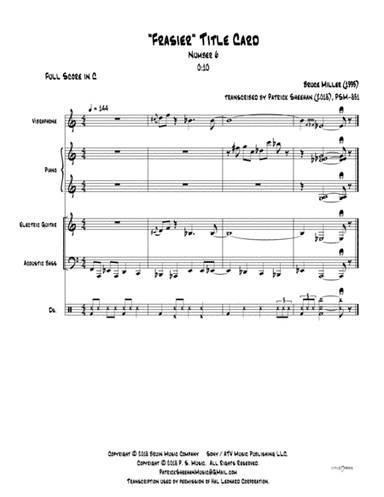 Frasier Cues (arr. Patrick Sheehan)