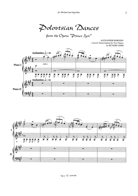 Polovtsian Dances (arr. Richard Simm)