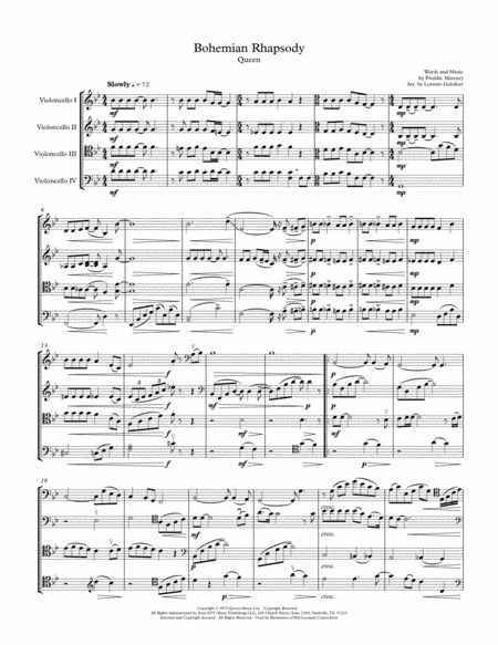 Bohemian Rhapsody (arr. Lorento Golofeev)