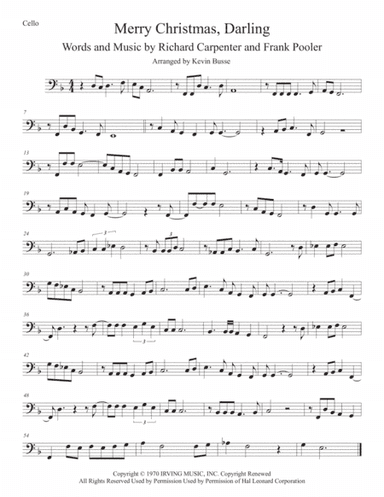 Merry Christmas, Darling (arr. Kevin Busse)