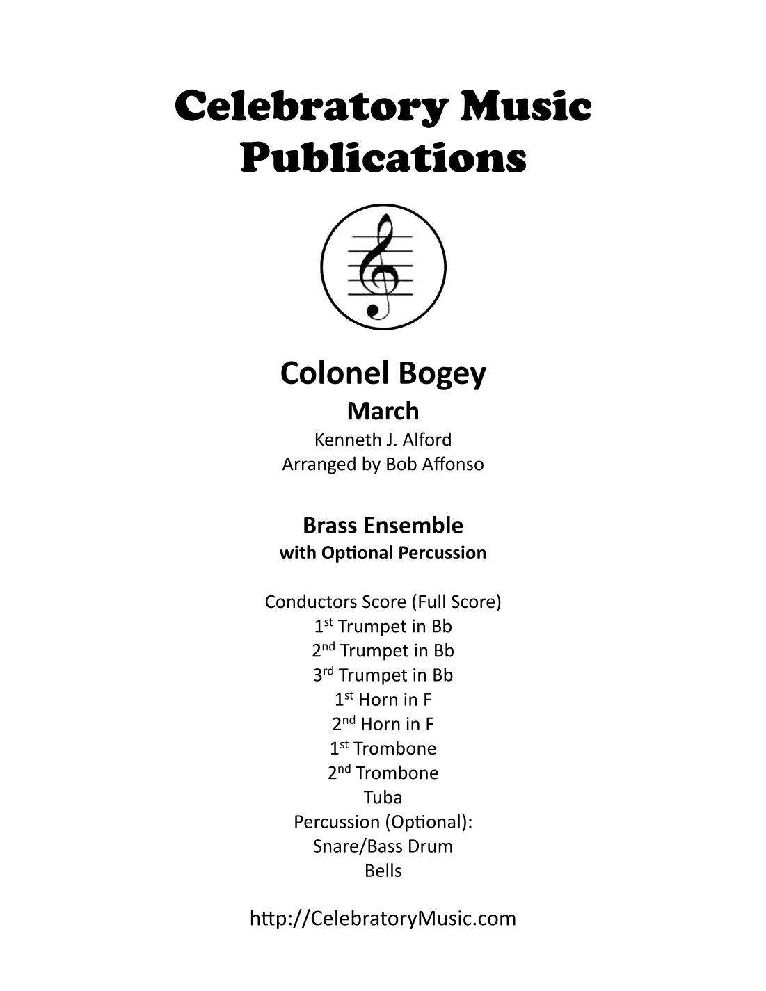 Colonel Bogey March (arr. Bob Affonso)