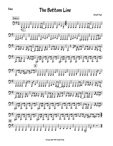 The Bottom Line (Brass Quintet)