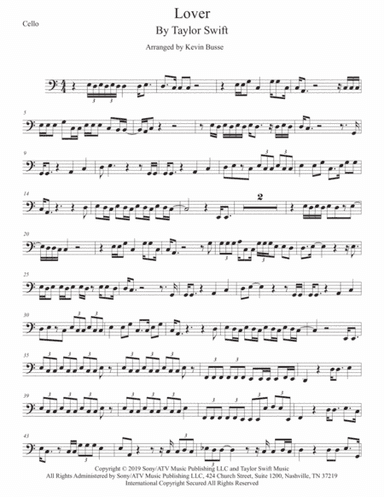 Lover (arr. Kevin Busse)