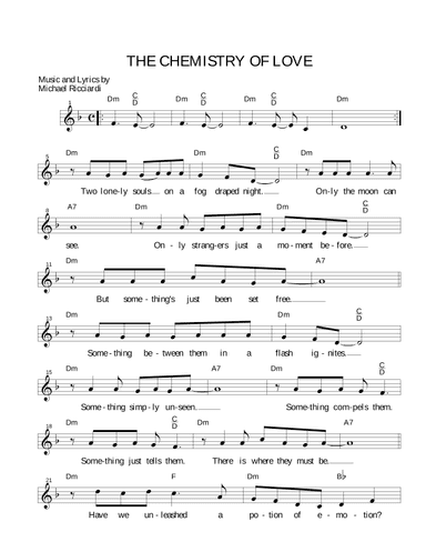 THE CHEMISTRY OF LOVE