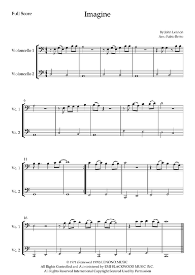Imagine (arr. Fabio Britto)