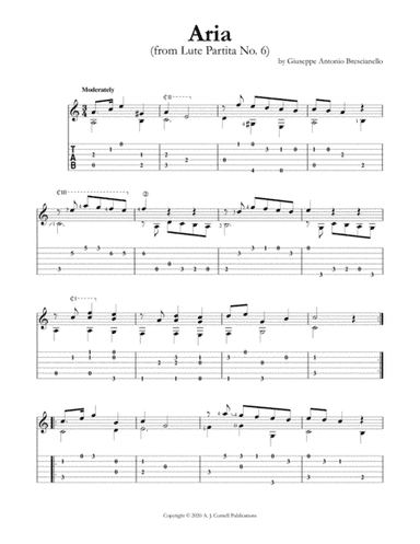 Aria (from Lute Partita No. 6) (arr. Mark Phillips)